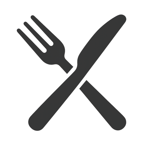 Fork & Knife Icon Image Fork & Knife Icon Image